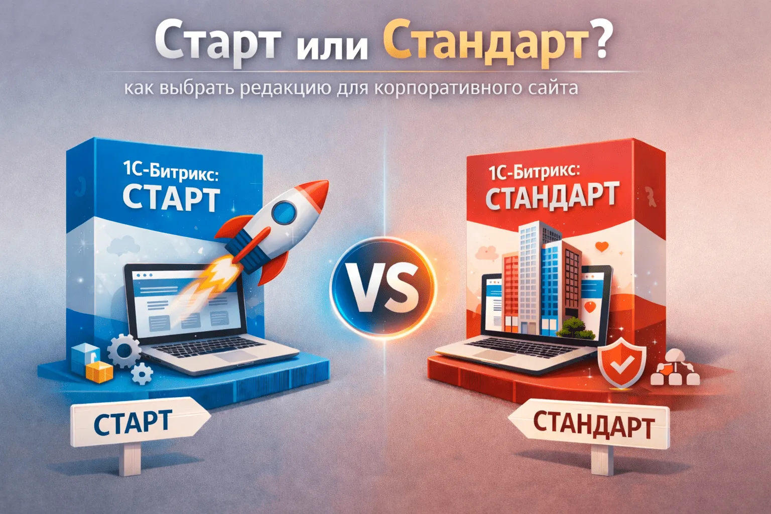 Старт или Стандарт: как выбрать редакцию для корпоративного сайта в Северодвинске